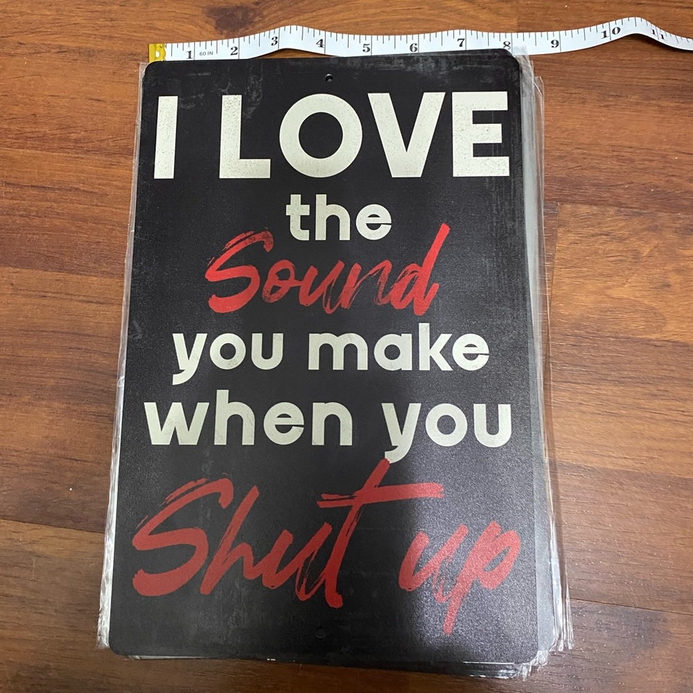Funny Metal Sign - Picture 2 of 2
